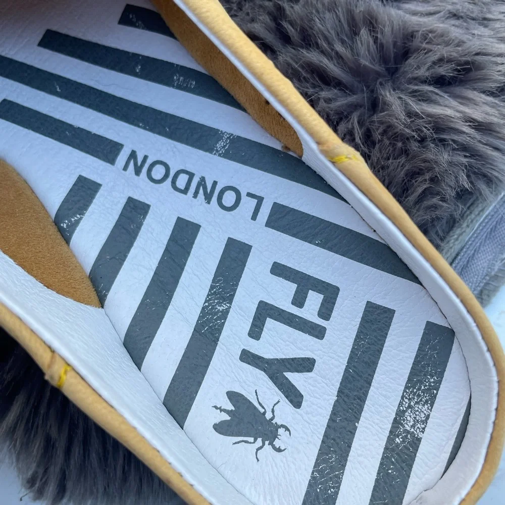 New Fly London Leather  Mules Flats Size 37 - Picture 12 of 14